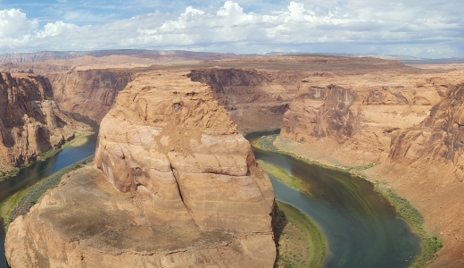 Horseshoe bend Západ USA